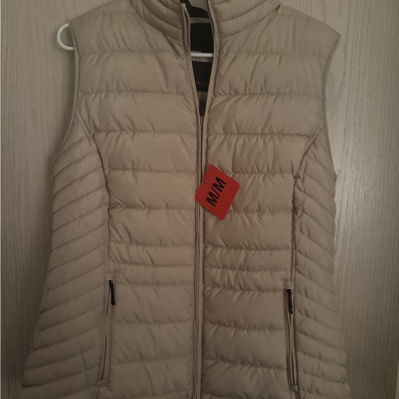 WEATHERPROOF QUILTED PUFFER VEST WITH PLUSH LINING size M NWT - Picture 5 of 5